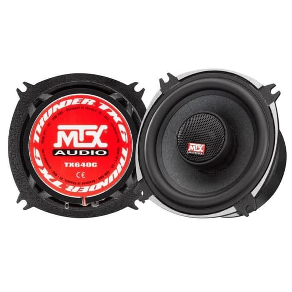 2-vägs koaxial - MTX AUDIO - 10 cm 4O 70 Wrms - Aluminiumchassi - Ø25 mm TIL-spole - Ø22 mm neodymdiskant