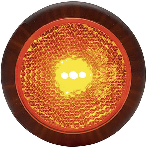 WAS Positionslykta Postionsljus, Reflektor, Baklampa bak 12 V, 24 V Orange
