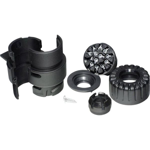 SecoRüt 30120 Släpvagn kontakt [Sockel 13-polig - Stiftkontakt 13-polig] ABS plast
