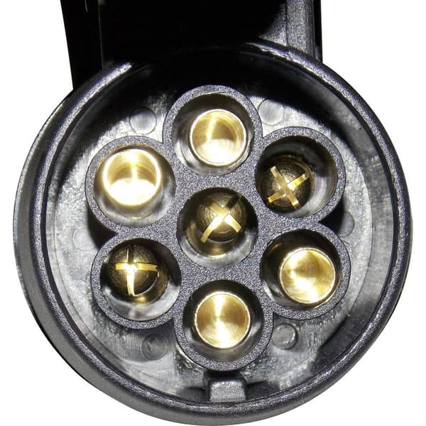 SecoRüt 50110 Släpvagn adapter [Sockel 13-polig - Stiftkontakt 7-polig] ABS plast