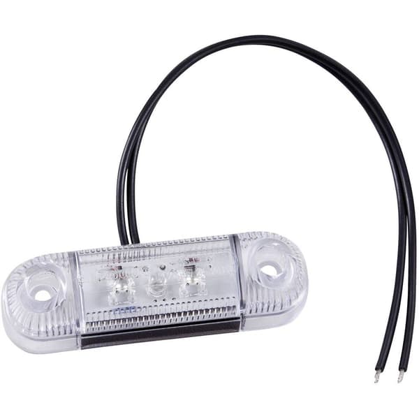 SecoRüt Positionslykta Postionsljus sidoljus 12 V, 24 V Röd Klart glas