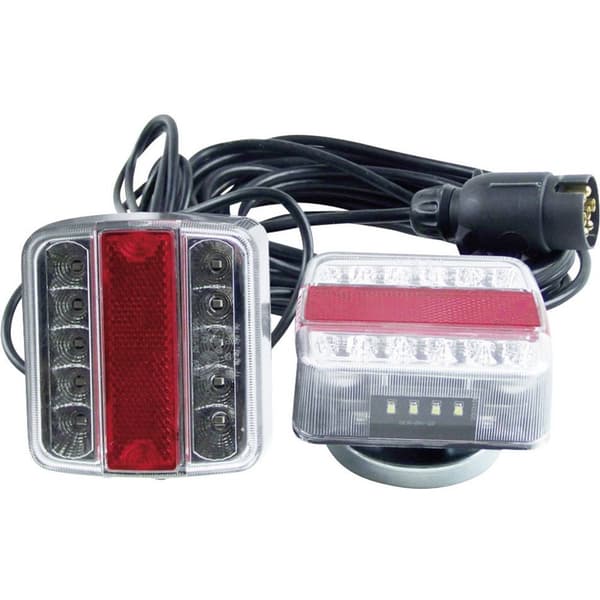 Berger & Schröter Belysningsset 13-polig Blinkers, Bromsljus, Registreringsskyltljus, Baklampa höger, vänster 12 V Tran