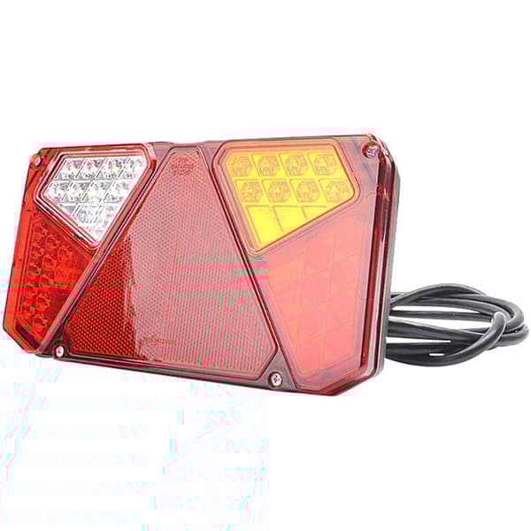 SecoRüt Baklykta Öppen kabelände Blinkers, Bromsljus, Baklampa, Reflektor, Dimbakljus, Backbelysning höger, bak 12 V, 2