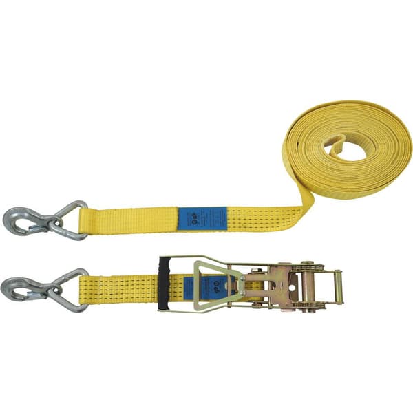 Petex 43193119 Spännband i två delar Dragkraft LC Surrning (individuell/direkt)=2500 daN (L x B) 10 m x 50 mm Spärrhand