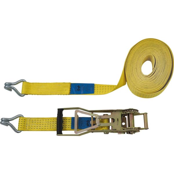 Petex 43193019 Spännband i två delar Dragkraft LC Surrning (individuell/direkt)=2500 daN (L x B) 10 m x 50 mm Spärrhand