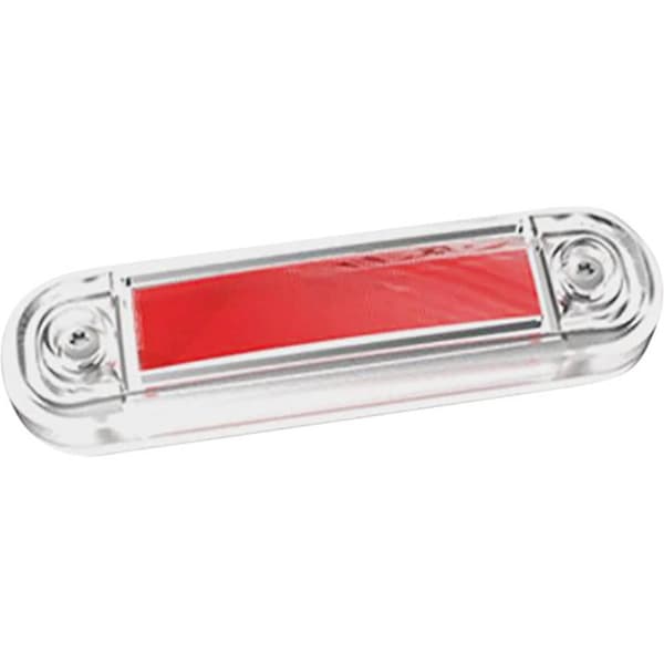 Fristom Positionslykta Öppen kabelände Postionsljus bak 12 V, 24 V Röd Transparent