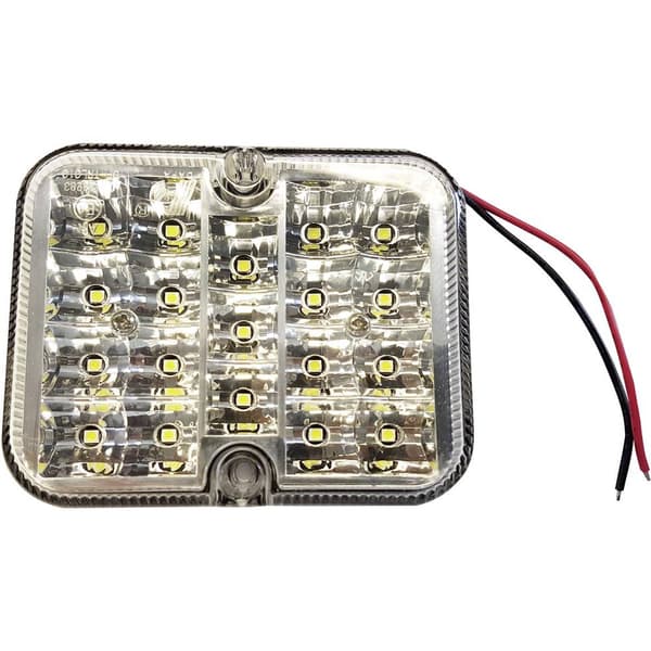 Berger & Schröter Backlykta Öppen kabelände Backbelysning bak 12 V Akrylglas klar Klart glas