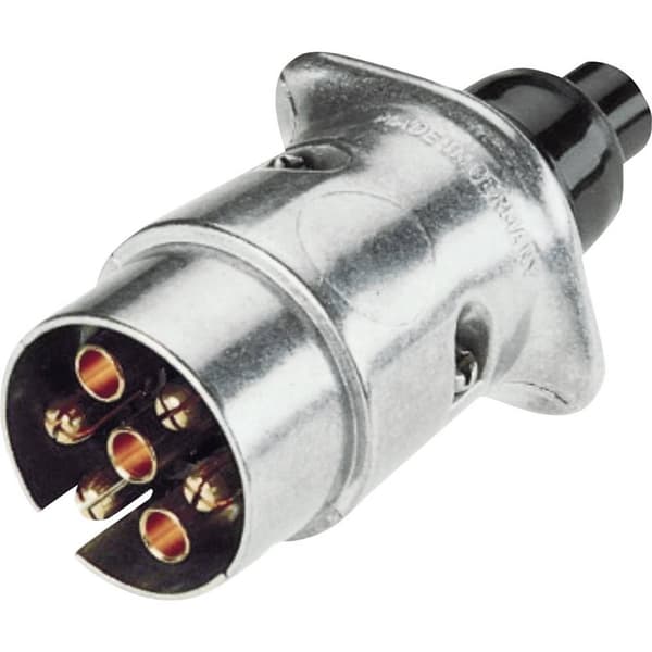 SecoRüt 20115 Släpvagn kontakt [Sockel 7-polig - Stiftkontakt 7-polig] Aluminium