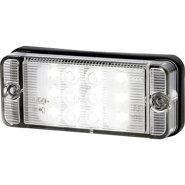SecoRüt Baklys Åbne kabelender Baklys bagved 12 V, 24 V Hvid Klar glas