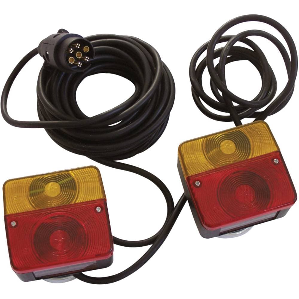 HP Autozubehör N/A Belysningsset Blinkers, Bromsljus, Postionsljus bak 12 V inkl. ljusbärare, inkl. magnethållare