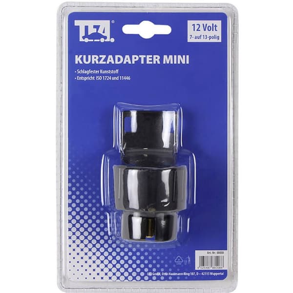 TFA Stecker 88008 Släpvagn adapter [Sockel 7-polig - ] Plast