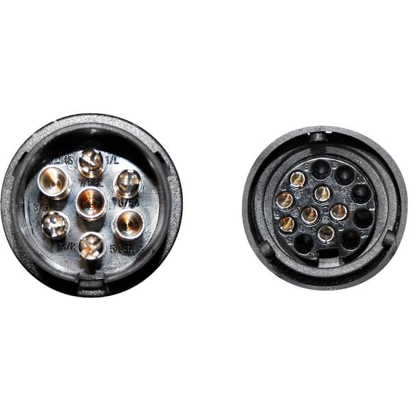 TFA Stecker 88008 Släpvagn adapter [Sockel 7-polig - ] Plast
