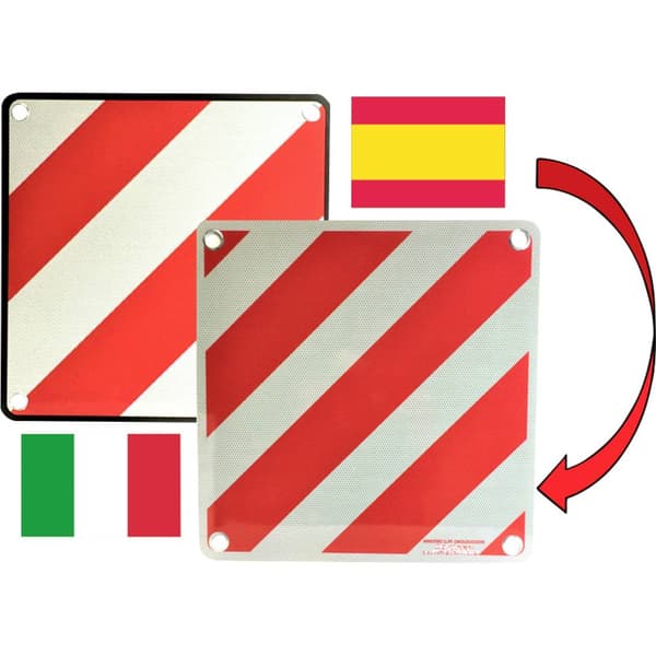 IWH 97605 Warntafel 2in1 für Spanien und Italien Varningsskylt (L x B) 50 cm x 50 cm