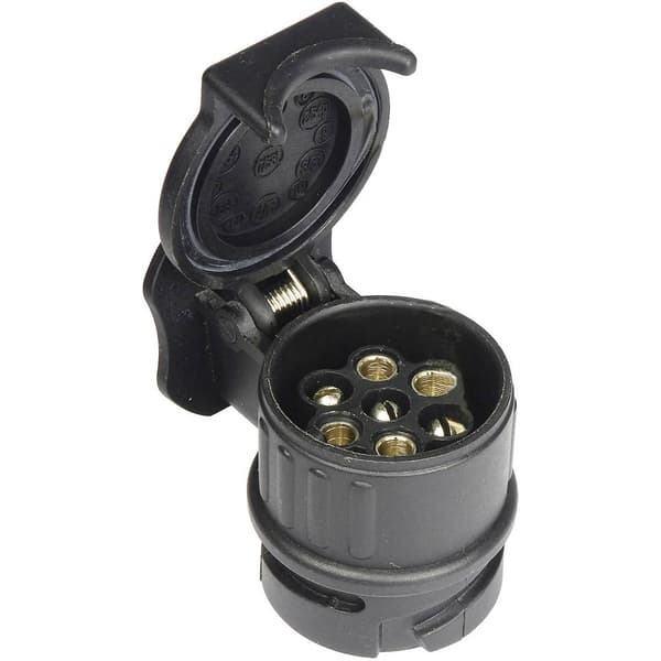 HP Autozubehör 28547 Släpvagn adapter [Stiftkontakt 7-polig - Stiftkontakt 13-polig] Plast