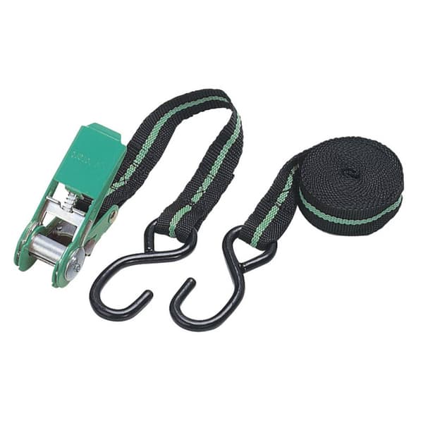 Wolfcraft 3442000 Spännband i två delar Dragkraft LC Surrning (individuell/direkt)=176 daN (L x B) 4 m x 25 mm Spärrhak
