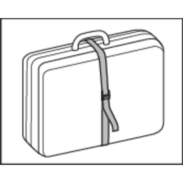 TOOLCRAFT TO-6811758 Kläm-spännband Dragkraft LC Surrning (individuell/direkt)=125 daN (L x B) 1.5 m x 25 mm Spännlås E