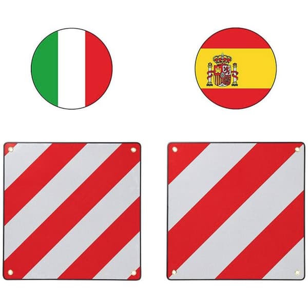 ProPlus 361234 Warntafel 2in1 für Spanien und Italien Varningsskylt (B x H) 51.3 cm x 51.3 cm