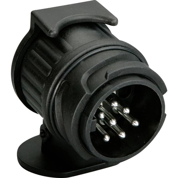 IWH 010210 Släpvagn adapter [Sockel 13-polig - Stiftkontakt 7-polig] Plast