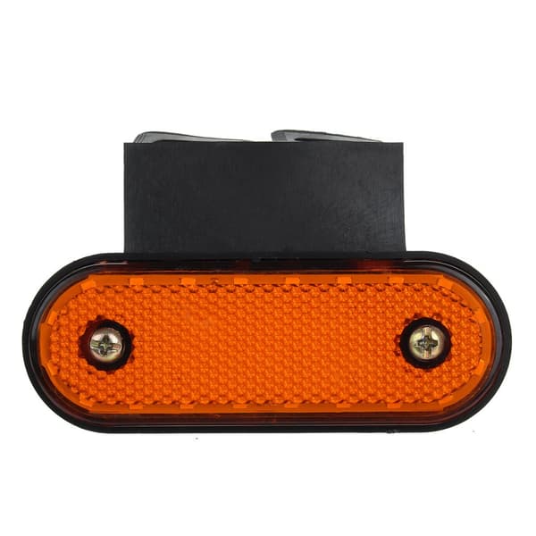 24V 20 LED Oval Side Markør Lys Position Blinklygte Bil Truck Trailer