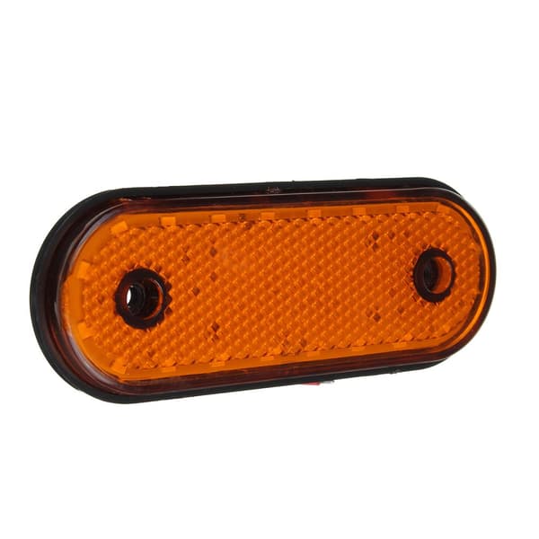 24V 20 LED Oval Side Markør Lys Position Blinklygte Bil Truck Trailer