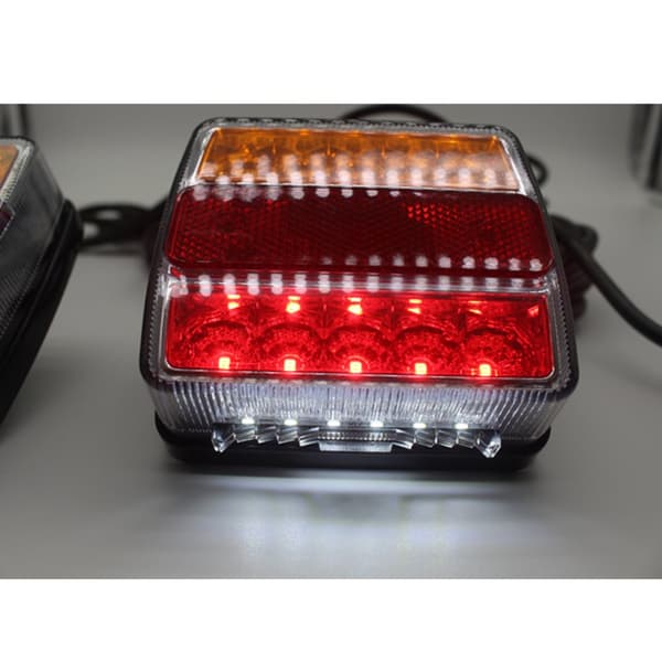 2x 16LED-perävaunun takavalo 12V takavalon valomagneetti 7,5m kaapelilla