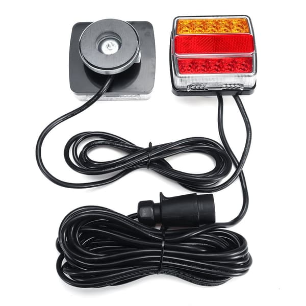 2x 16LED-perävaunun takavalo 12V takavalon valomagneetti 7,5m kaapelilla
