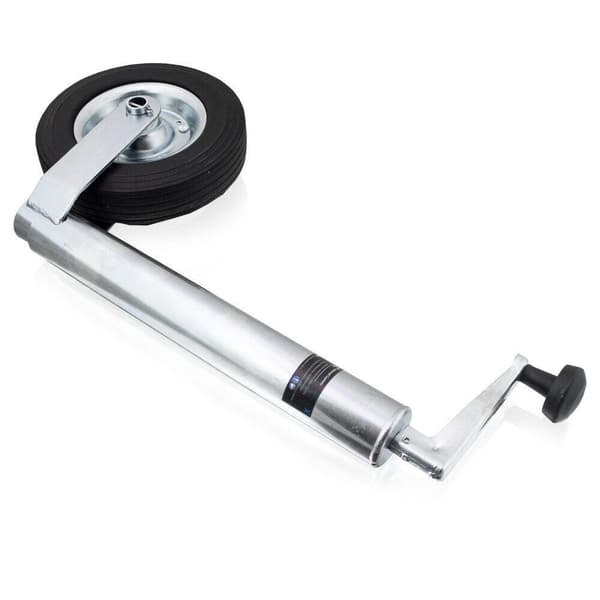 St�dhjul f�r sl�pvagn med Bituxx-justering, massiva gummid�ck, lastkapacitet 150 kg