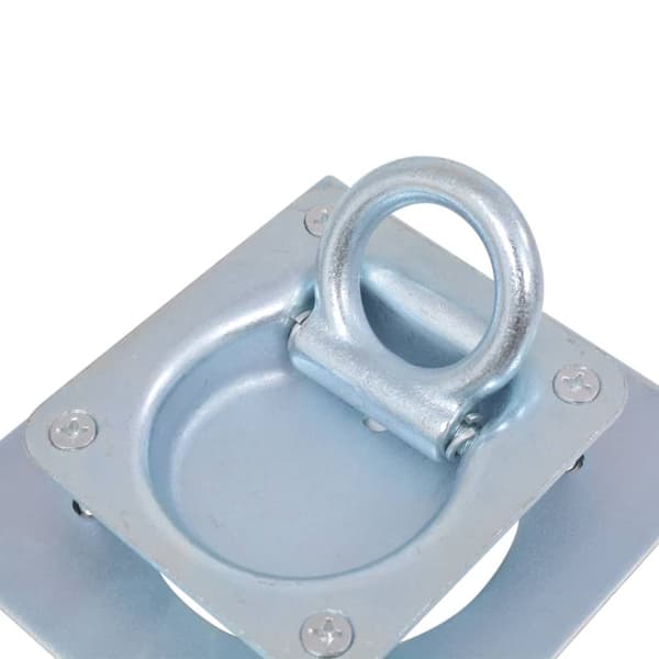 Surringsringe til trailer 6 stk. Galvaniseret stål 2000 kg - Surrering - Surringsringe - Home & Living