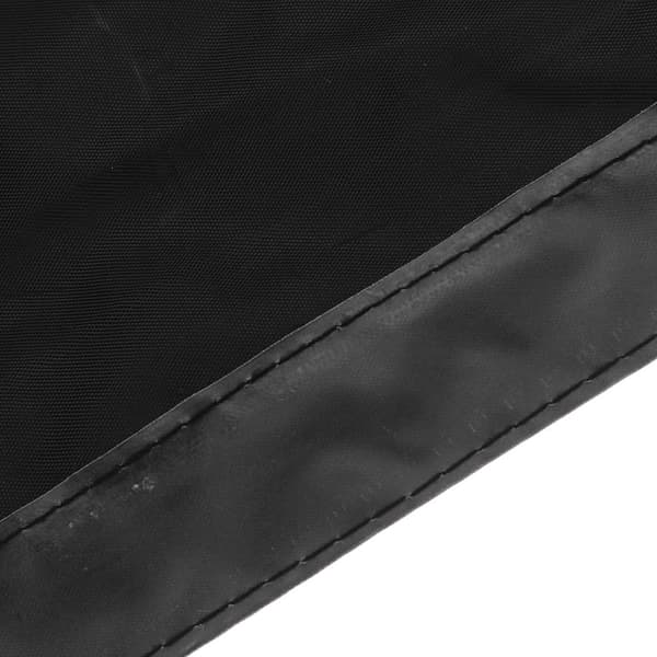 Trailerpresenning flad presenning 214cm x 122cm x 13cm, trailerpresenning (sort), slidstærk trailerpresenning til lastbilanhængere