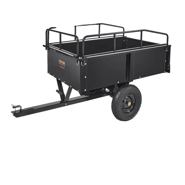 Havehave Trailer, Kraftig Jernkonstruktion, 750 lbs Vægtkapacitet,Metalramme