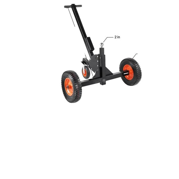 Trailer Dolly, 1500 lbs kapacitet, justerbar höjd,1500 lbs in Swedish is "1500 pund".