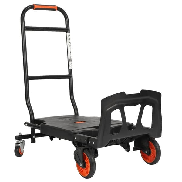 Bärbar Flatbed Trailer, Tungt Kapacitet, Kompakt Fällbar Design, Multifunktionell Användning