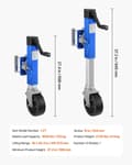 Pikkukuva 2 / 2: Trailer Jack, 1600 lbs Kuormakapasiteetti, 10 tuuman Isku,1600 paunaa
