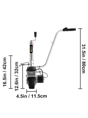 Sähkökäyttöinen ohjauspyörä, 350W moottori, maksimi kuormitus 5000 lbs, säädettävä korkeus 12.6"-16.5",12V 350W