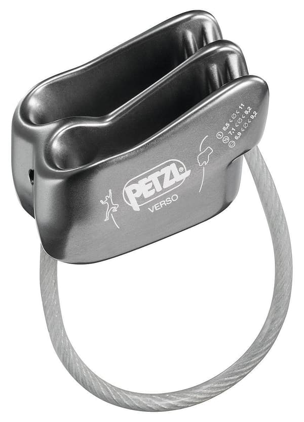 PETZL VERSO, repbroms, hink grå