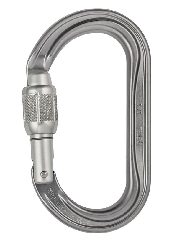 PETZL OK SCREW-LOCK CARBINER