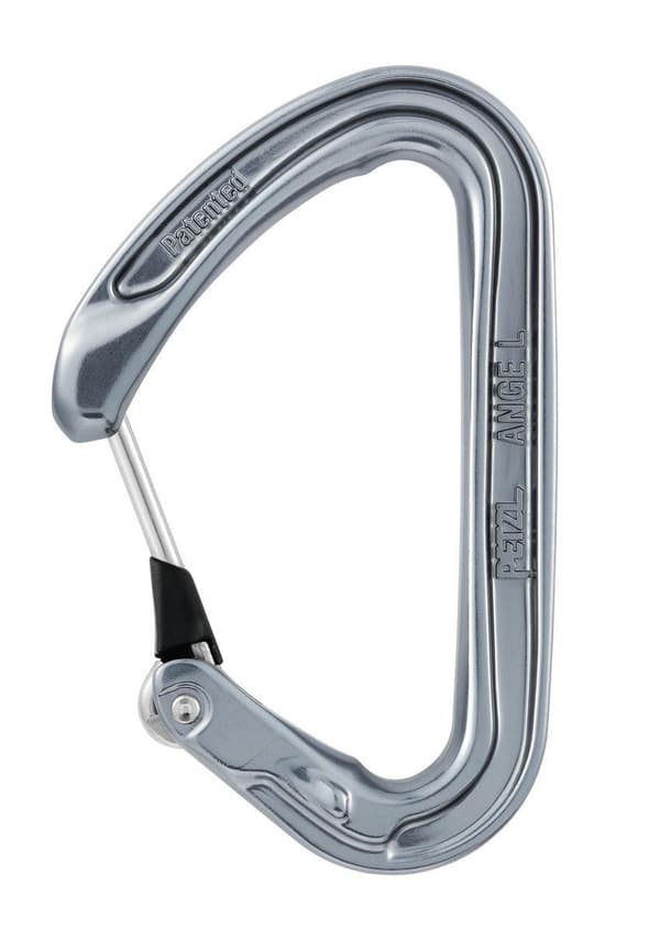 PETZL ANGE L, reservdelskarbin Ange Finesse quickdraw Mörkgrå