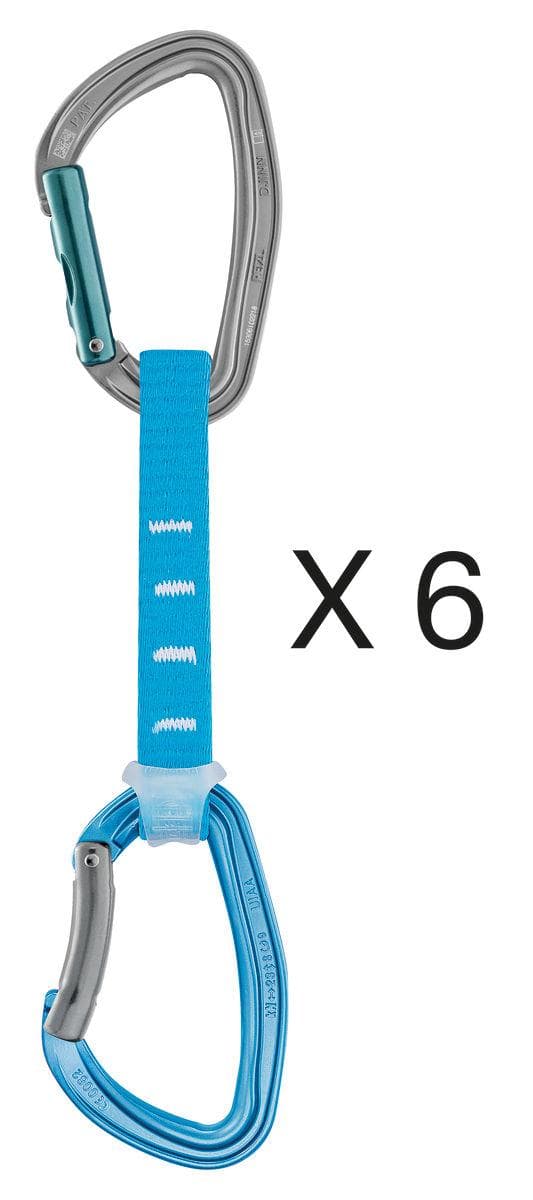 PETZL DJINN AXESS QUICKDRAW , välj längd: 12/17 cm, välj antal: 1/6/10-pack
