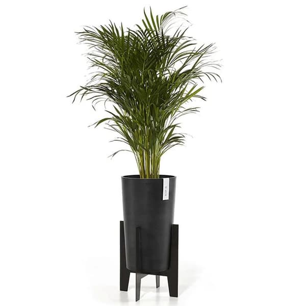 ALZATA I RESINA COLORE NERO 20X20 CM ECOPOT