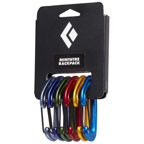 Black Diamond Snapkrok Mini Wire 6 Enheter Flerfärgad