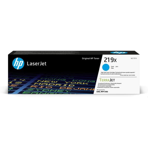 HP 219X Högavkastande Cyan Ursprung
