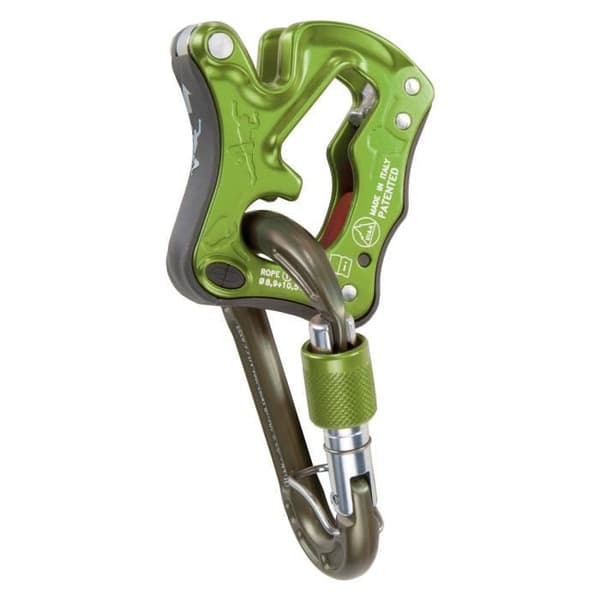 Nedstigningsenhet i åtta - Climbing Technology - Click Up Kit Dam - Grön - 115 g - Självbromsande