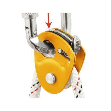 Blockerremskiva - Petzl - Micro Traxion - Ultralätt - Hög prestanda - En storlek