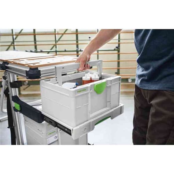ToolBox Systainer³ SYS3 TB L 137 - FESTOOL - 204867 - Vit - 20 kg max - Fällbart handtag