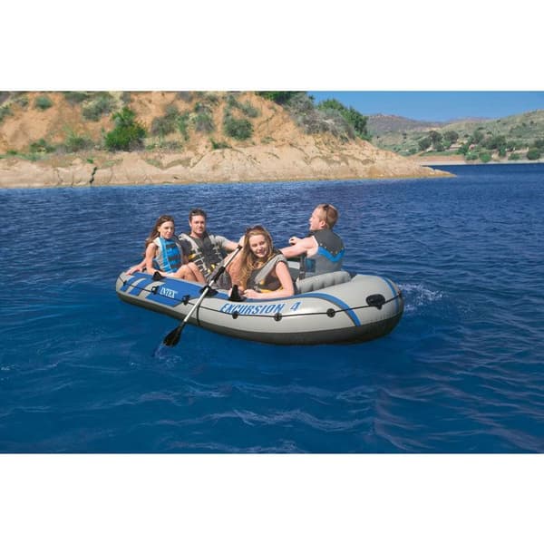 CANOTTIUTFLY UTFLY FÖR 4 PERSONER MED TILLBEHÖR 315X165 X43CM INTEX 68324 MED ÅRAR