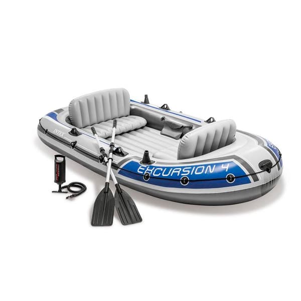 CANOTTIUTFLY UTFLY FÖR 4 PERSONER MED TILLBEHÖR 315X165 X43CM INTEX 68324 MED ÅRAR
