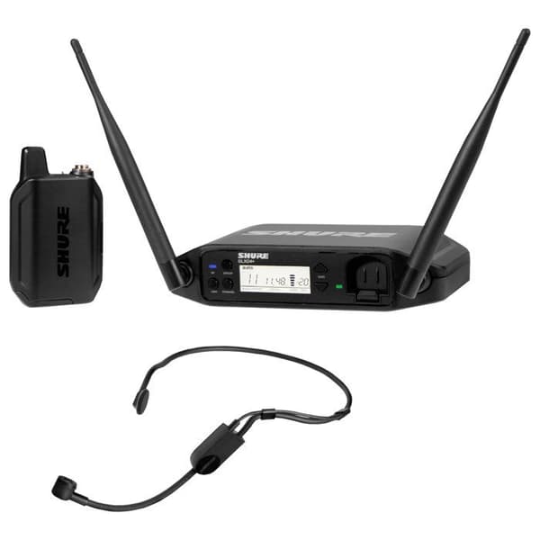 GLXD+ Mottagare - Shure - GLXD14+E-PGA31-Z4 - Dobbelsystem - Huvudmikrofon - Hög ljudkvalitet