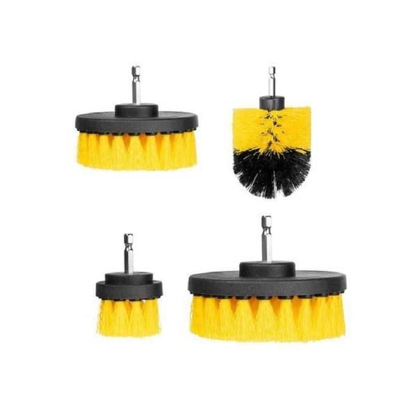 4-PACK Rengöringsborstar med Borrfäste