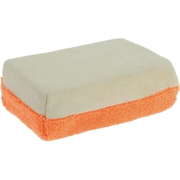 Mr. Kleen duopons 12 x 8 x 4 cm mikrofiber / läder orange / beige