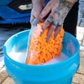 Miniatyrbild 3 av 4: Meguiar's X210200EU Hybrid Wash Mitt, dubbelsidig mikrofiber keramisk tvättvante
